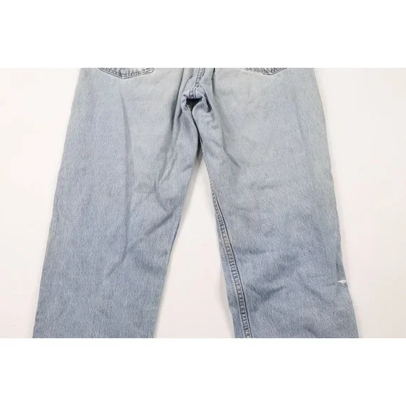 Vintage 90s Levis 550 Orange Tab Mens 32x32 Thrashed Relaxed Fit Denim Jeans